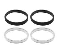 Namvo 4 Piezas Soportes para Mangas de Camisa, Brazaletes elásticos de Liga elásticos de Metal Antideslizantes Ajustables
