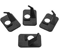 Namvo 4 Sets Bogenschie? En Pfeil Rest Kunststoff Schie? En Jagd Bogen Roller Reste einfache Bogenpfeil Aufkleber Rest Linke Hand für Die Jagd Zubeh? R Schwarz