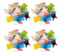 Namvo 400g Mosaic Tiles, Irregular Glass Mosaic Tiles, Stained Mosaic Glass Pieces for Home Decoration, Crafts, DIY Projects, Mixed Colors