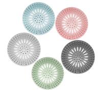 Namvo 5 Piezas Colector De Cabello, Cubierta De Drenaje De Ducha, Protector De Colador De Fregadero, Trampa De Cabello De Baño De Silicona Duradera, Fácil De Instalar Y Limpiar, Traje para Baño,