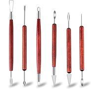 Namvo 6 unids Esculpir Herramientas de Arcilla Adultos Dab Kit de Modelado Conjunto de Cerámica para Artesanías Profesionales Arcilla Cerámica Escultura