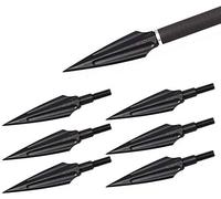 Namvo 6pcs Blut Trough Willow Pfeile Metall Bogenschie? En Broadheads 135Grain traditionelle Outdoor Jagd Pfeile Kopf