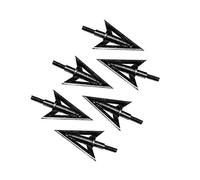 Namvo 6pcs Edelstahl Fisch Pfeil Metall Bogenschie? En Broadheads 100Grain traditionelle Outdoor Jagd Pfeile Kopf