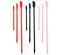 Namvo 9 Piezas Mini espátula de Silicona 3 Colores pequeñas cucharas de Silicona y raspador de Tarro de espátula para Maquillaje Botella Estrecha obtenga la última Gota de Las Botellas