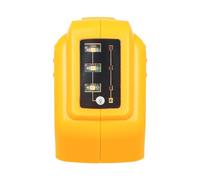 Namvo Adaptador de cargador de fuente de alimentación USB Adaptador convertidor de cargador apto para convertidores DCB090 Batería de iones de litio para 10,8 V/14,4 V/18 V