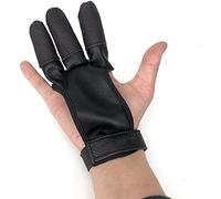 Namvo Archery Glove Three Finger Shooting Hunting Leather Glove Protector Adecuado para la caza con arco largo tradicional