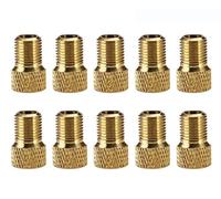 NAMVO Bicicleta Bicicleta Bomba de Tubo de neumático Presta a US Adaptador de Adaptador de válvula Schrader - 10Pcs