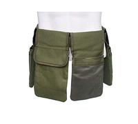 Namvo Bolsa de Almacenamiento para Herramientas de jardín Bolsillos, Bolsa de Lona para jardín, Kit de Accesorios de jardinería, cinturón de Herramientas (Verde)