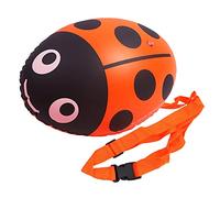 Namvo Boya de natación Altamente Visible, Flotador de Remolque Seguro de natación de Seguridad para Nadadores de Aguas Abiertas, triatletas, Snorkeling, Entrenamiento de natación Seguro, Naranja