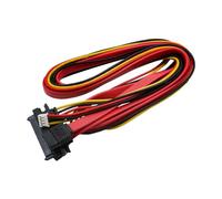 Namvo Câble d'alimentation de données pour disque dur intégré, Mini Ph2.0 4 broches femelle et SATA 3.0 mâle Vers SATA 22 broches (7 + 15 broches) Câble de données SATA 3 6 Gbit/S