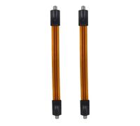 Namvo Cable de Puente Coaxial Plano Tipo F Paquete de 2 - Ventana y Puerta F Hembra a Hembra Compatible con Antena de TV