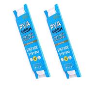 Namvo Carga de malla PVA soluble en agua de rápida disolución Dispositivo de anidación de 5 metros de largo Red de cebo especial para pesca (ancho 44 mm)
