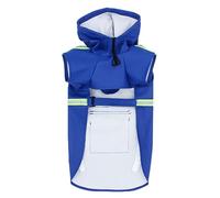 Namvo Chubasquero Reflectante e Impermeable para Perros con Capucha - Ajustable para Perros Pequeños, Medianos y Grandes - Talla M