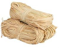 Namvo Cinta de rafia natural de 150 g para envolver regalos, ramos de floristería, lazos de decoración, 3 paquetes de manualidades, tejer, uso en el jardín, atar plantas, verduras, etiquetas colgantes