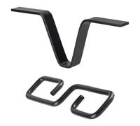 Namvo Clip de Cadena de Lluvia para Adaptador de canalón Estilo V Campanas de Lluvia de Cobre Soporte de bajante Conector Gancho Cadena de Lluvia Accesorios de desviador de Agua