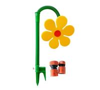 Namvo Crazy Daisy Aspersor,Aspersor de margaritas bailando,Aspersores de baile en forma de flor divertida,Estaca de aspersor de agua de flores bailando,Rociador de rotación 360 para jugar/riego