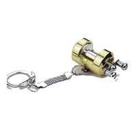 Namvo Creativo carrete en miniatura de la rueda del tambor de la rueda de la cadena de la pesca colgante de la rueda del pescador