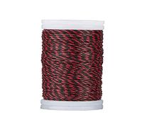 Namvo Cuerda de Arco de 110 m Hilo de Servicio y Cuerda de Nailon Duradera Uso para Suministros de Tiro con Arco de Cuerda Adecuado para Deportes al Aire Libre (Rojo y Negro)