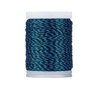 Namvo Cuerda para arco de 110 m, hilo para servir y cuerda de nailon resistente para arcos, suministros de tiro con arco adecuados para deportes al aire libre (azul y negro)