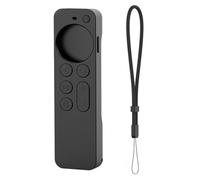 Namvo Funda protectora para control remoto compatible con Apple TV 4K Siri Remote Funda de silicona Control remoto antideslizante a rayas (2.a generación) 2021 (3.a generación) 2022?