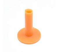 Namvo Juego de 10 camisetas de goma de golf para juegos de conducción, soporte para pelotas de entrenamiento, para principiantes, color amarillo