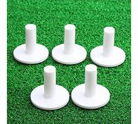 Namvo Juego de 10 camisetas de goma de golf para juegos de conducción, soporte para pelotas de entrenamiento, para principiantes, color blanco