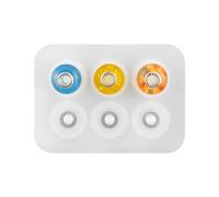 Namvo - Juego de 2 moldes de resina para cuentas con pulsera