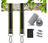Namvo Juego de Correas para Colgar para árbol con Capacidad para 300 kg, Ultra Fuerte 1,5 m, 1,5 m, Correa para Colgar con Cierre más Seguro, mosqueto