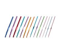 Namvo Juego de Ganchillo de 14 Piezas, Juego de Ganchillos ergonómicos, Juego de Ganchillos Gruesos y Finos, Adecuado para Bolsas de Lana Gruesa, Hilo de Alfombra, suéteres, Bufandas, Tejer Proye