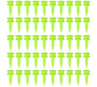 Namvo Kit de 50 Tees de Golf en Plastique incassable, Tees Green Castle pour la Pratique du Golf, Petits Tees durables de 2,5 cm pour l'entraînement