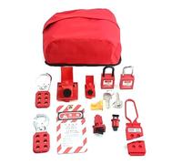 Namvo Kit de etiquetado de Bloqueo, candado de Bloqueo de Seguridad, Kit de etiquetado de Bloqueo de disyuntor eléctrico, candado de Seguridad, Etiquetas Loto, Juego de cerrojos para energía eléc