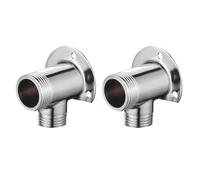 Namvo Kit de instalación de Grifo de bañera Expuesto de 2 Piezas Adaptador de Ducha Convertidor de Base Válvula termostática Sistema de Ducha Exterior Accesorio de Metal 6 Puntos a 4 Puntos