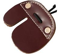 Namvo Kuh Leder Bogenschie? En Finger Tab für Recurve B? Gen Jagd Finger Protektor Braun