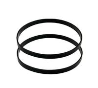 Namvo Paquete de 2 Anillos de Goma para Sierra de Cinta, Anillo de Sierra de Cinta de 8 Pulgadas para carpintería. Compatible con Accesorios HBS20. Negro. 205 mm.