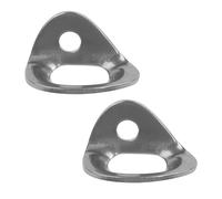 Namvo Paquete de 2 Ganchos de Anclaje para Escalada en Roca de Acero Inoxidable, Capacidad de 2500 kg