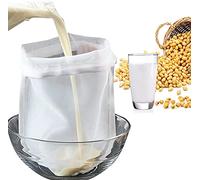 Namvo Paquete de 2 paños de Muselina Reutilizables para Colar, 100% algodón Puro sin blanquear, Bolsas de Filtro para elaboración