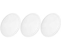 Namvo Paquete de 3 tablas de tejido de acrílico, redondas, transparentes, para hacer punto, ganchillo, bolso, bolso de verano, bolsas de mujer, accesorios de bricolaje hechos a mano de 7 pulgadas