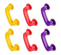 Namvo Paquete de 6 Juegos telefónicos Whisper, Juego de Ayuda para Lectura y pronunciación, Juego de Entrenamiento auditivo, Juego de Mejora de paráfrasis del lenguaje, Escucha tu Propia Voz (Roj