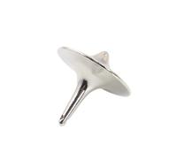 Namvo Parte Superior giratoria de precisión Plateada, Spinner de Metal de precisión portátil, Exquisito giroscopio de Escritorio de Equilibrio, tótem Vintage y Parte Superior giratoria