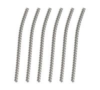 Namvo Protector Transparente de Hebilla de Bolso, Embalaje Antioxidante y Antidesgaste, Anillo Protector en Espiral Transparente para Hebillas de Metal de Bolso de 3,5 mm, 6 Piezas