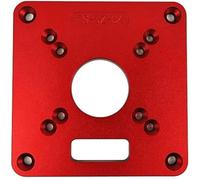 Namvo Router Tisch Einsatzplatte RT0700C, 120 * 120 * 8mm Trimmer in alluminio Ringschraube Flip Board für Die Holzbearbeitung