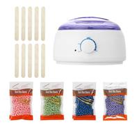 Namvo Set de depilación con Cera, Calentador de Cera con Perlas para depilación, Set de depilación con Cera, máquina de Cera con Perlas para depilación con Cera