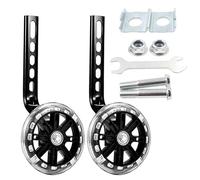 Namvo Set para Ruedas Flash de Entrenamiento de Bicicleta, Estabilizadores de Bicicleta Ruedas de Soporte Ruedas de Entrenamiento de Ciclismo Universales, Estabilizadores para Bicicleta