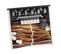 Namvo Sistema de gestión de interruptor de alimentación HDD de 6 vías Interruptor de alimentación HDD SSD para controlar varias unidades al cambiar varios sistemas