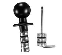 Namvo Soporte de Potencia de Motocicleta Metal para Fo-Rk con Bola de TPU de 1". Adecuado para Orificios de vástago con diámetros de 12 mm a 25,4 mm. Compatible con RAM Mount B, tamaño de Bola