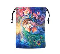 Namvo Tarot Bolsa de Almacenamiento Runas celtas Tarot Tarjetas Bolsa de Almacenamiento Bolsa con cordón 13x18CM, Terciopelo Grueso Bolsas