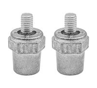 Namvo Un par de Tornillos de batería de automóvil de Rosca Externa M8 de aleación de Zinc Conector Universal Cabezal de estaca de batería Adecuado para terminales de Cable de batería M8 positivos