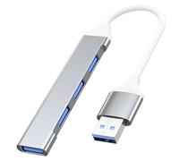 Namvo USB Hub 3.0 4-Port USB Ultra Slim Data Hub USB Splitter Extension Hub USB Dock Adapter For Keyboard Mouse Flash Drive Printer Multi USB Cable Lead USB (USB Hub - 4-Port)