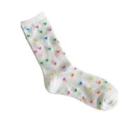 Namzi 10 pares de calcetines de punto redondo, cómodos y transpirables de algodón para uso casual, atlético y diario, tamaño uniforme, A09