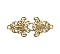 Namzi 2 anillos para bufanda, cierre de bufanda, estilo retro, botón de cuello, adecuado para capas, bufandas y suéteres, 2,7 x 6 cm, C20